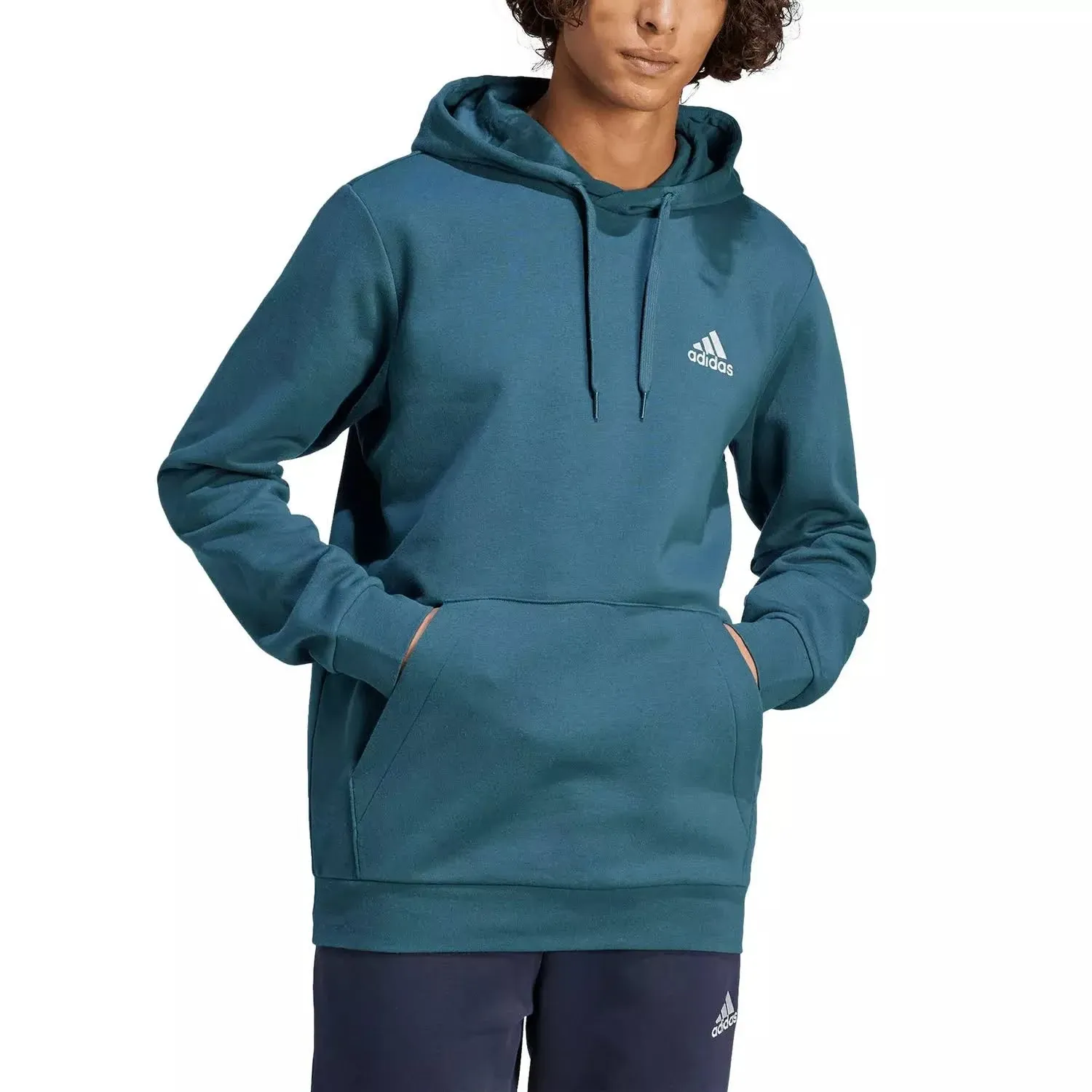 Adidas Men's Essentials Feel Cozy Fleece Hoodie (X-Large)