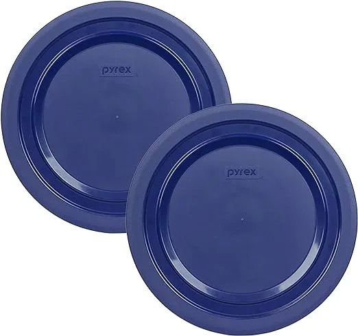 Pyrex 7404-PC 4.5 Quart Dark Blue Plastic Storage Lid Cover New for Glass Bowl