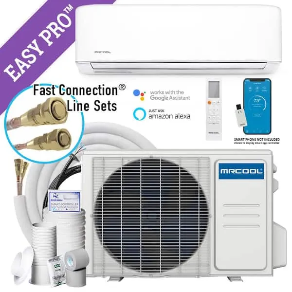 MRCOOL - 24K BTU DIY Easy Pro Ductless Mini-Split Heat Pump System