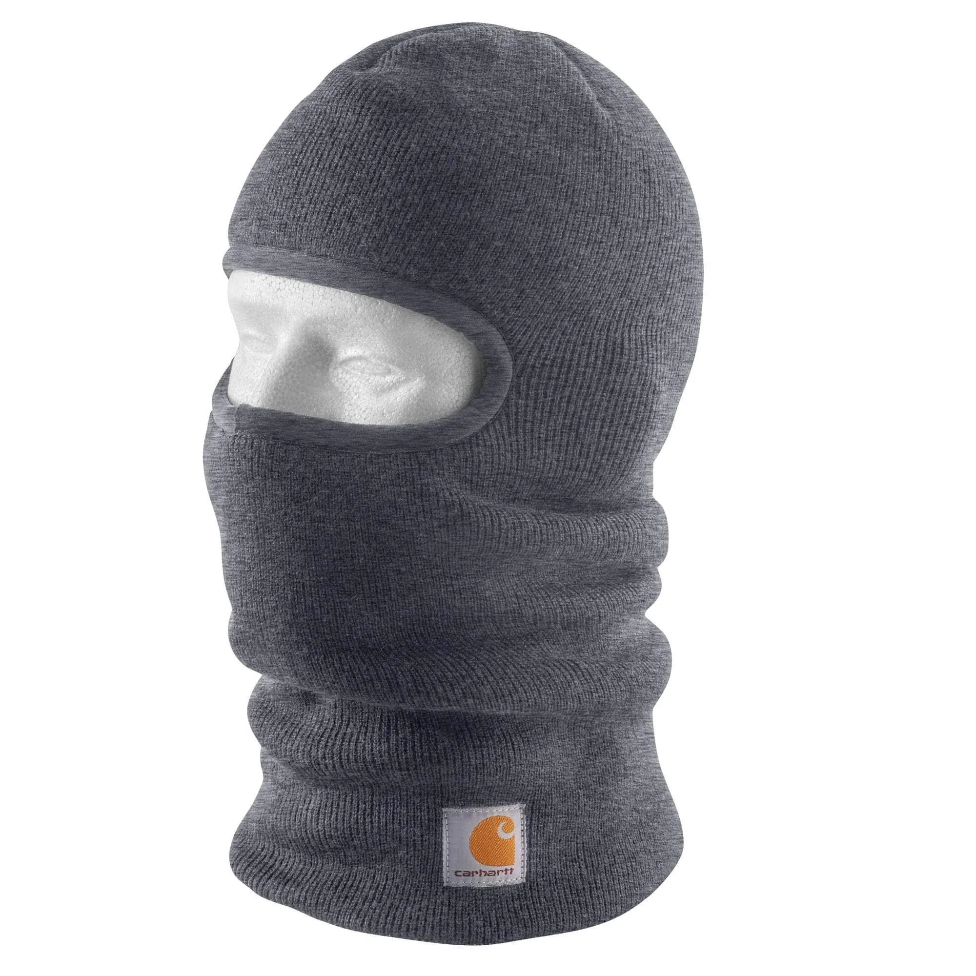 Carhartt Coal Heather Knit Insulated Face Mask