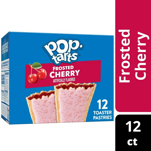 Pop Tarts Toaster Pastries Frosted Cherry