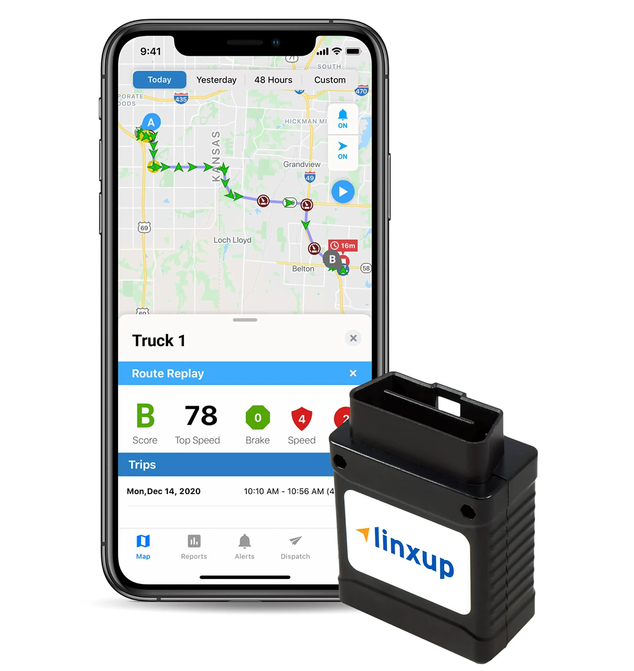 Linxup Obd Gps Tracker With Real Time 3G Gps Tracking