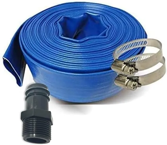 Schraiberpump 1-Inch by 50-Feet- General Purpose Reinforced PVC Lay-Flat ...