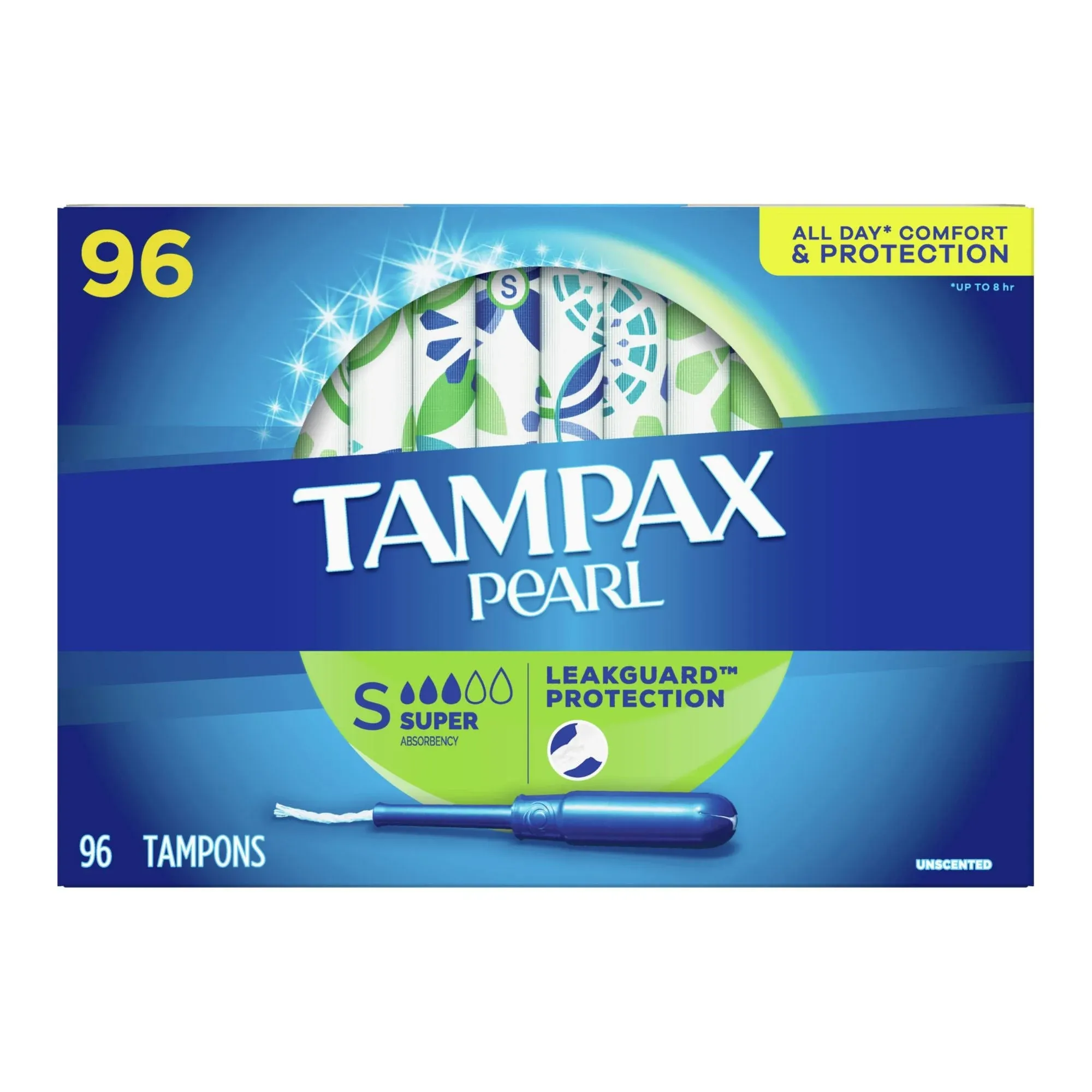 Tampax Pearl Super Tampons Unscented