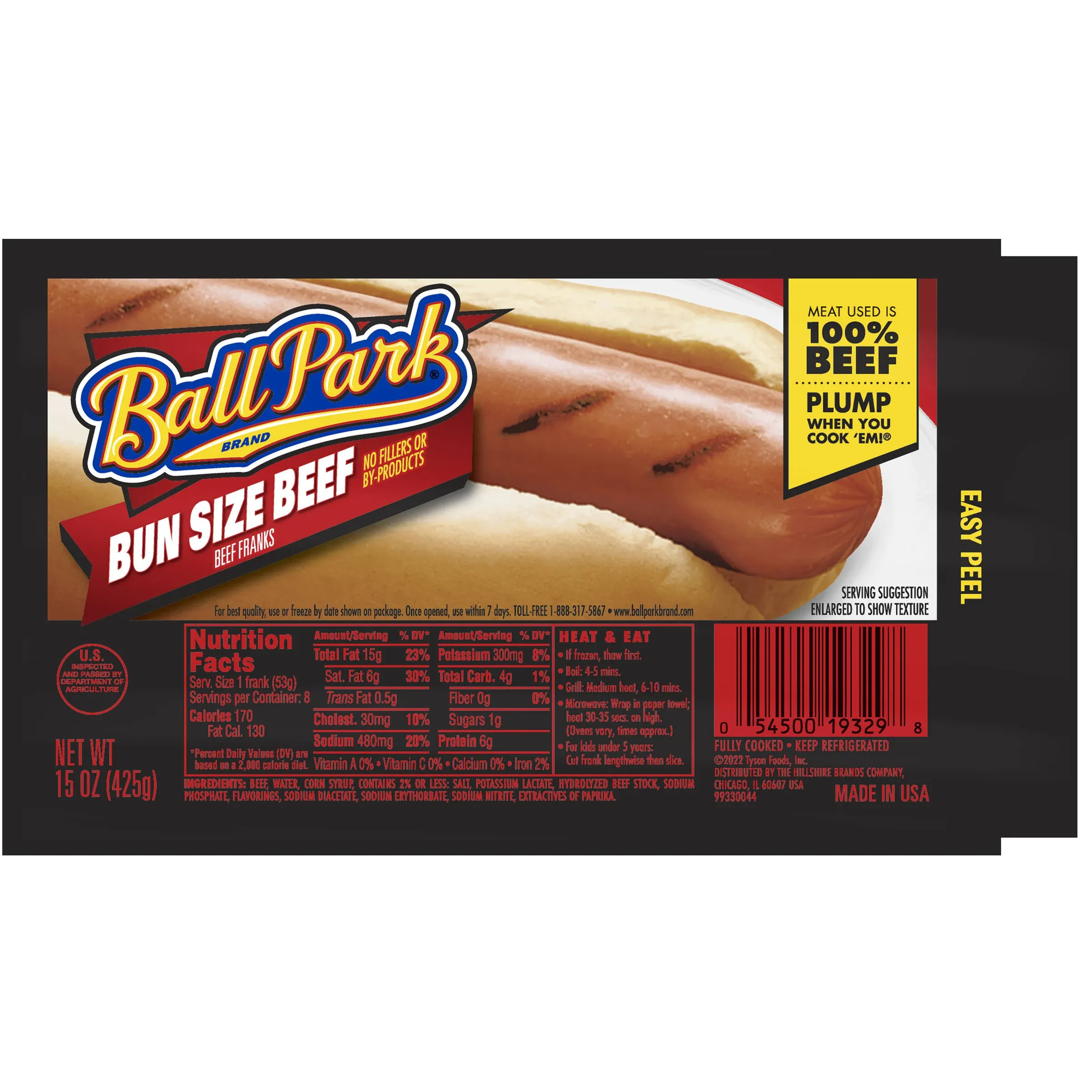 Ball Park Beef Hot Dogs