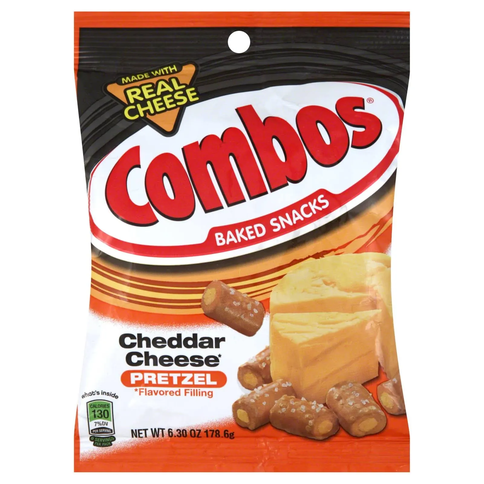 Combos Baked Snacks Cheddar Cheese Pretzel