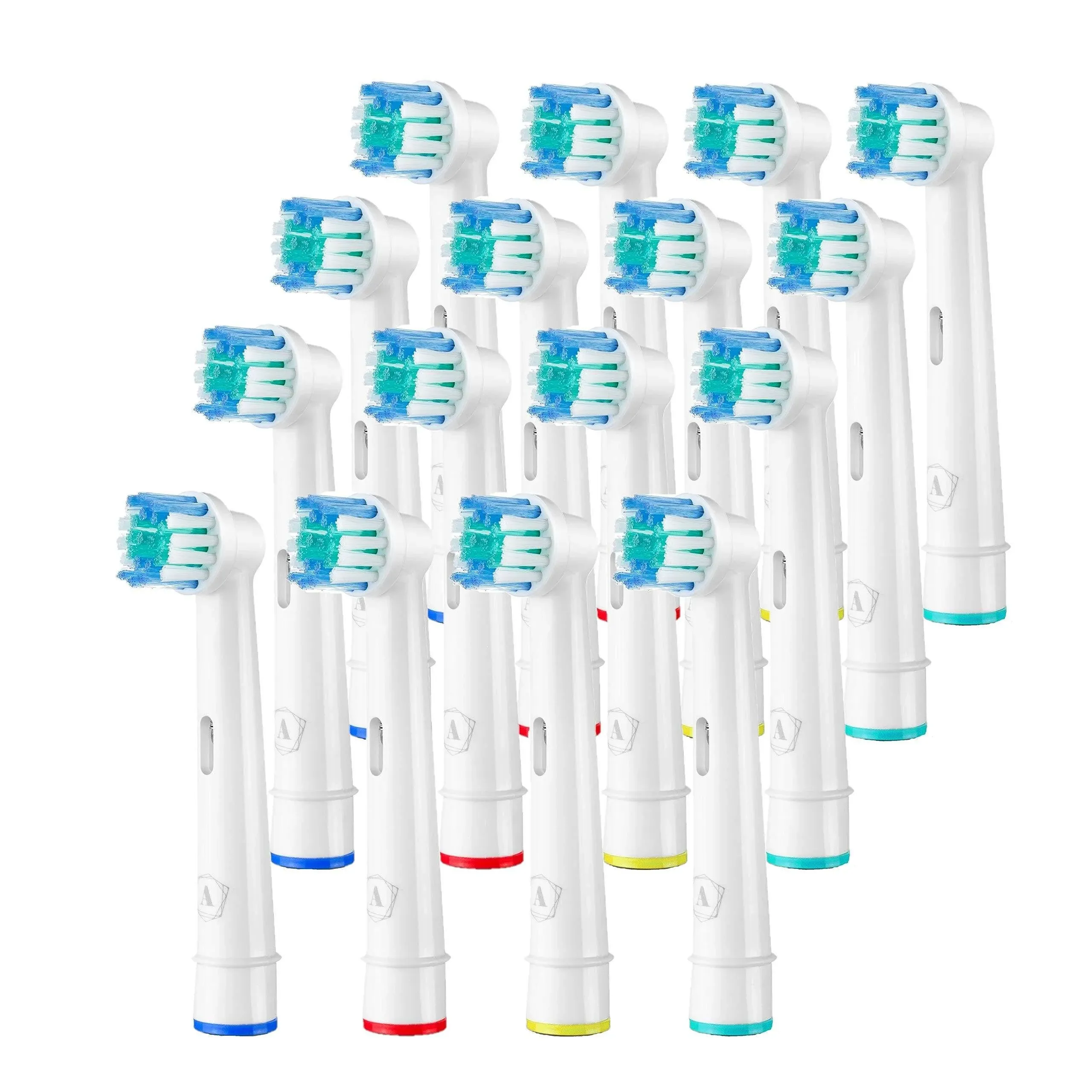 Cabezales de Cepillo Dental Paquete de 16 Compatibles con Oral B Braun Cabezales