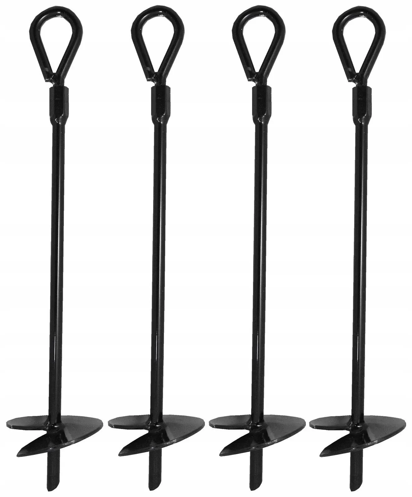 Earth Ground Anchor 15 Inch Heavy Duty Earth Anchors Shelters, Canopies, 4 Pack