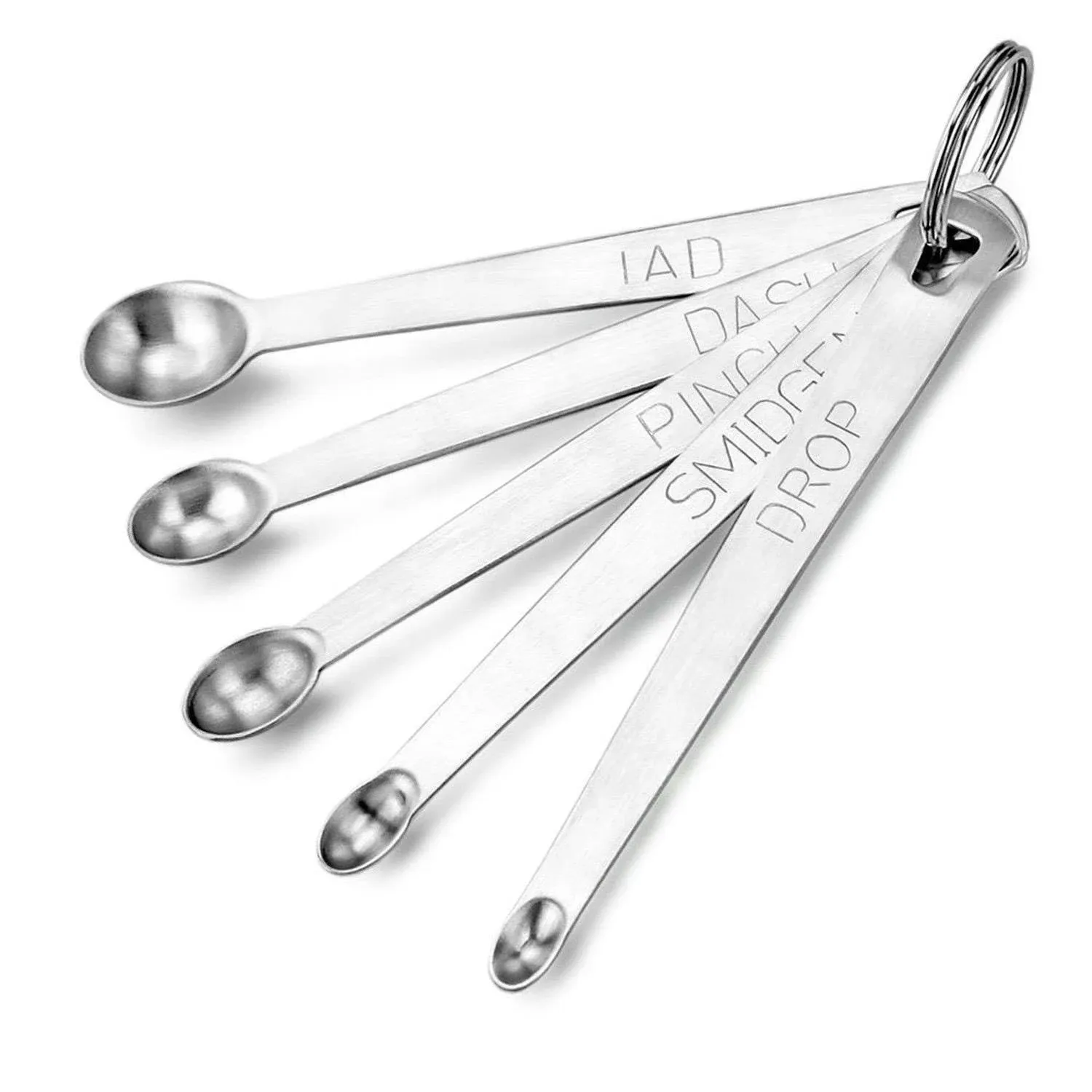 New Star Foodservice 42924 Stainless Steel Measuring Spoons Set, Mini