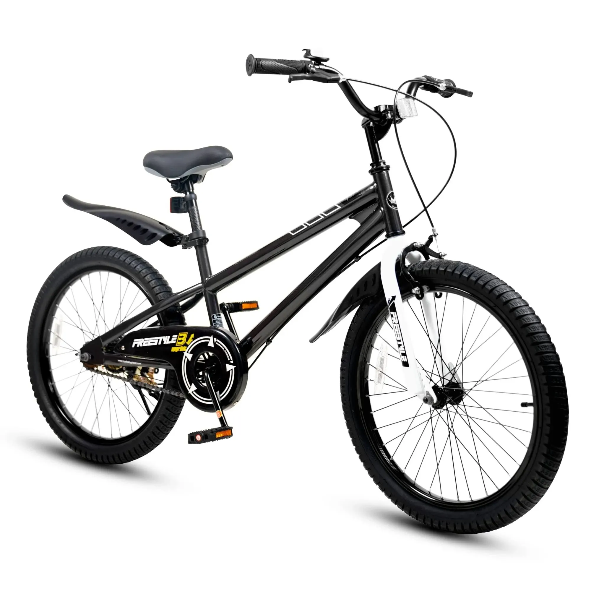 RoyalBaby Freestyle 5/7 Sport Kids Bike 12 14 16 18 20 Inch Wheel Dual Handbrake BMX Bicycle Boys Girls Ages 3+ Years