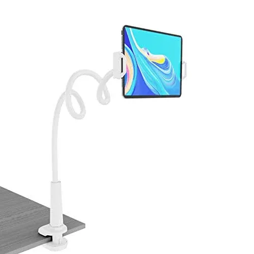 MAGIPEA Tablet Stand Holder Mount Holder Clip with Grip Flexible Long Arm ...