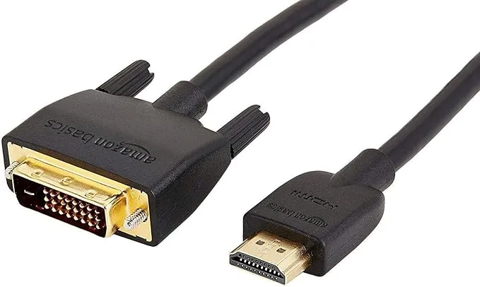 AmazonBasics HDMI to DVI Output Adapter Cable - 10 Feet (Latest Standard)