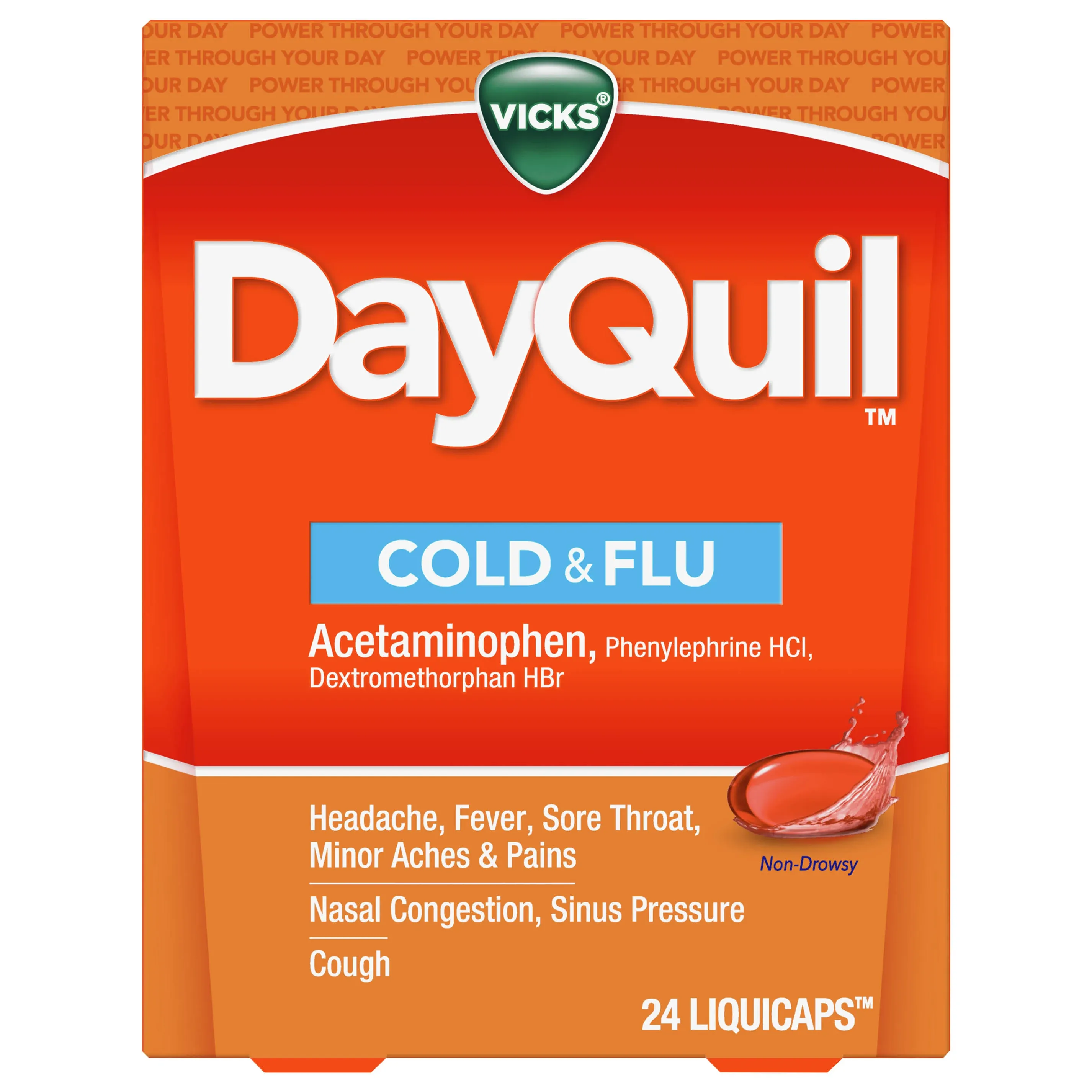 Vicks DayQuil Cold & Flu Multi-Symptom Relief LiquiCaps