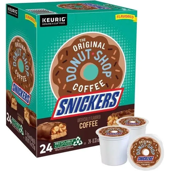 The Original Donut Shop Snickers Coffee K-Cups (24/Box)