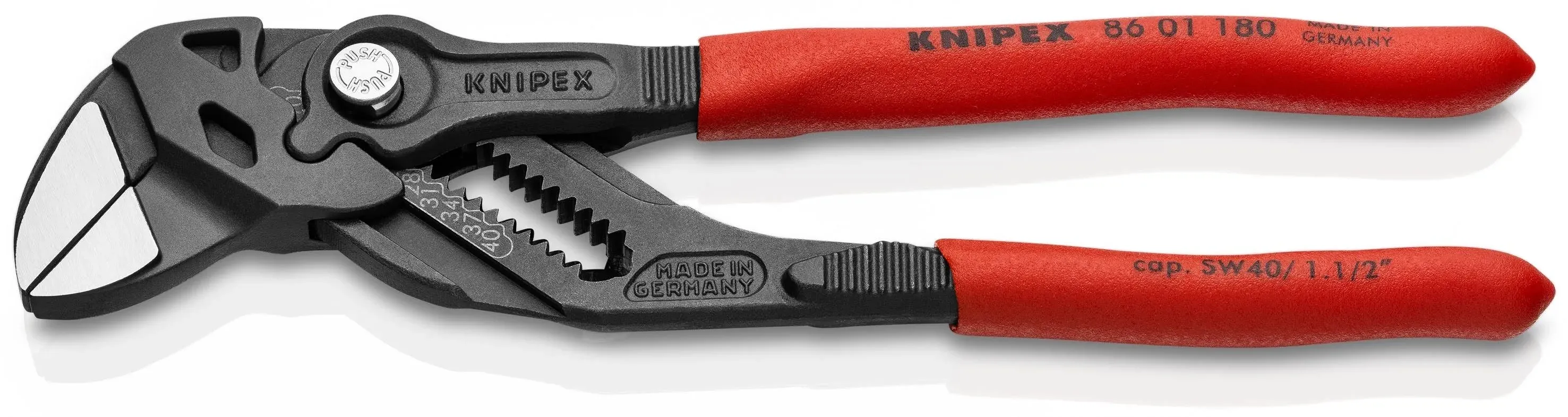 KNIPEX Tools - Pliers Wrench, Black Finish (8601250), 10-Inch