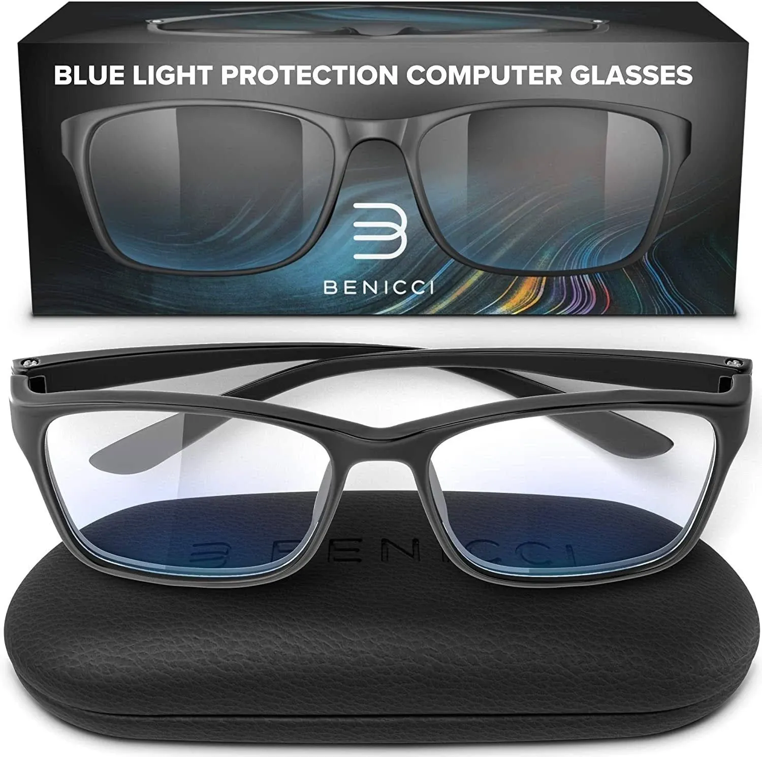 Stylish Blue Light Blocking Glasses for Women or Men - Ease Computer and Digital