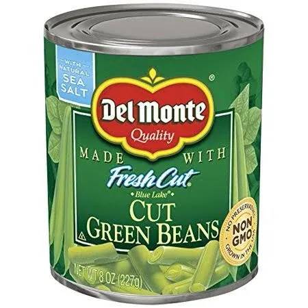 Del Monte Blue Lake Cut Green Beans 8 oz. Can