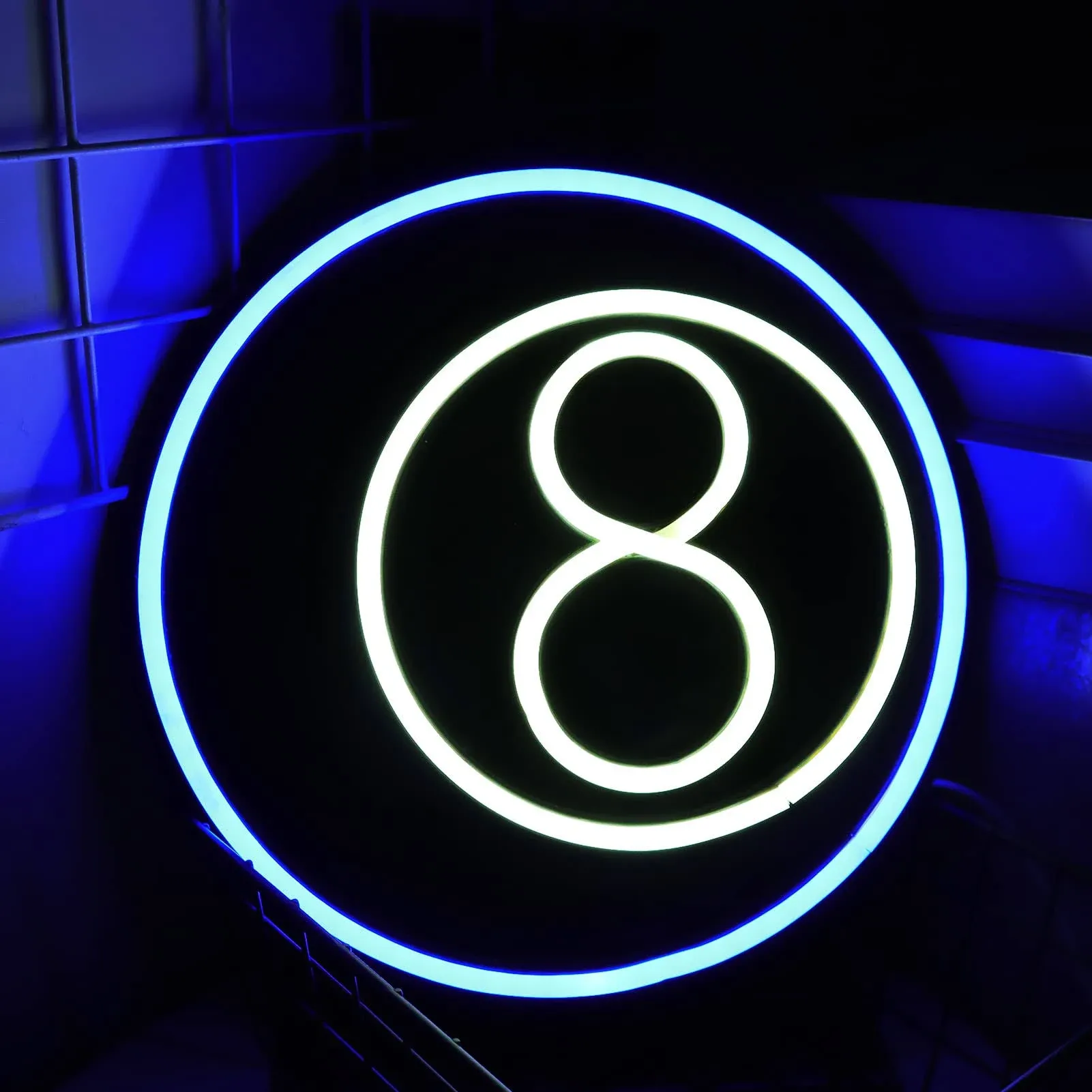 Eight 8 Ball Neon Signs for Wall Decor Neon Lights for Bedroom Led Signs Special