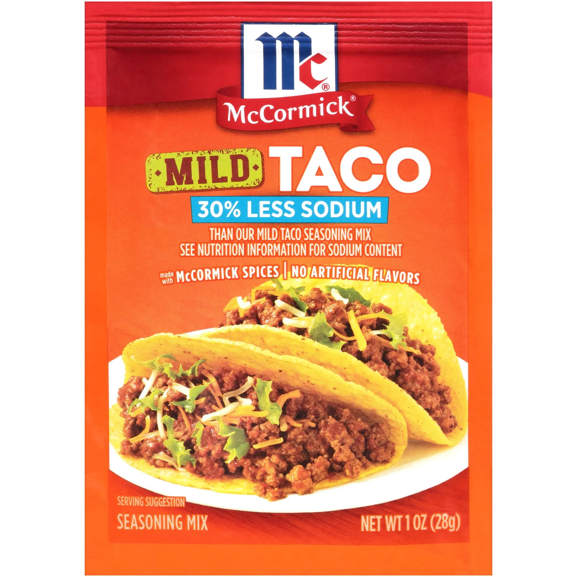 McCormick Less Sodium Taco Seasoning Mix