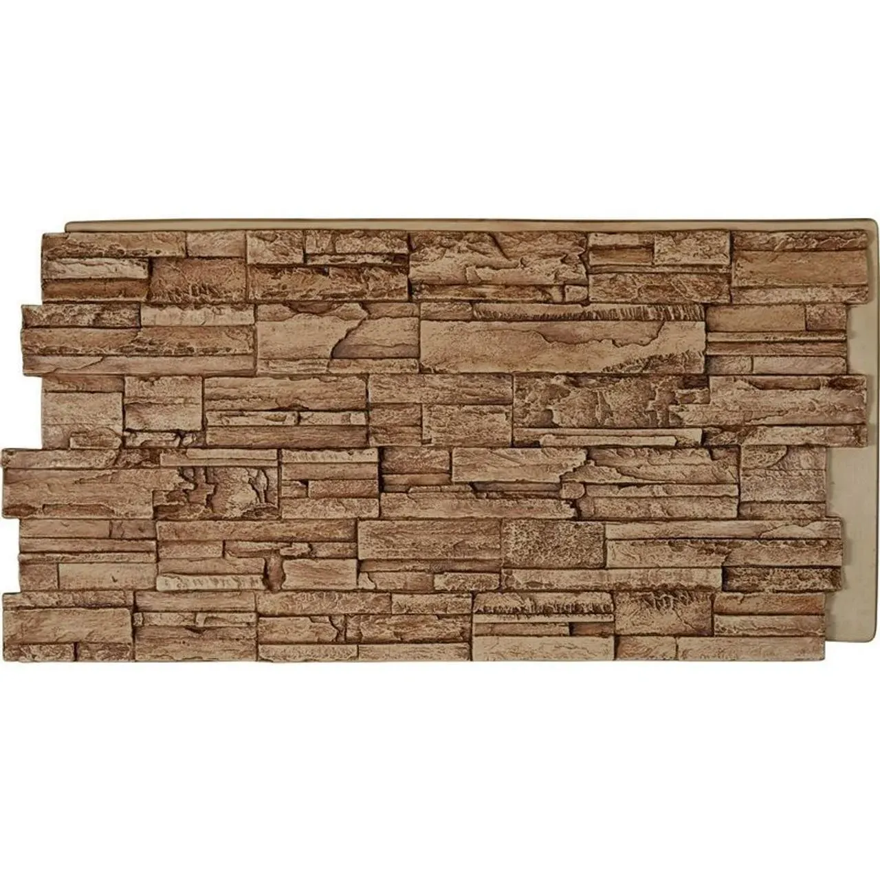 Cascade Stacked Stone Stonewall Faux Stone Siding Panel Slate Gray