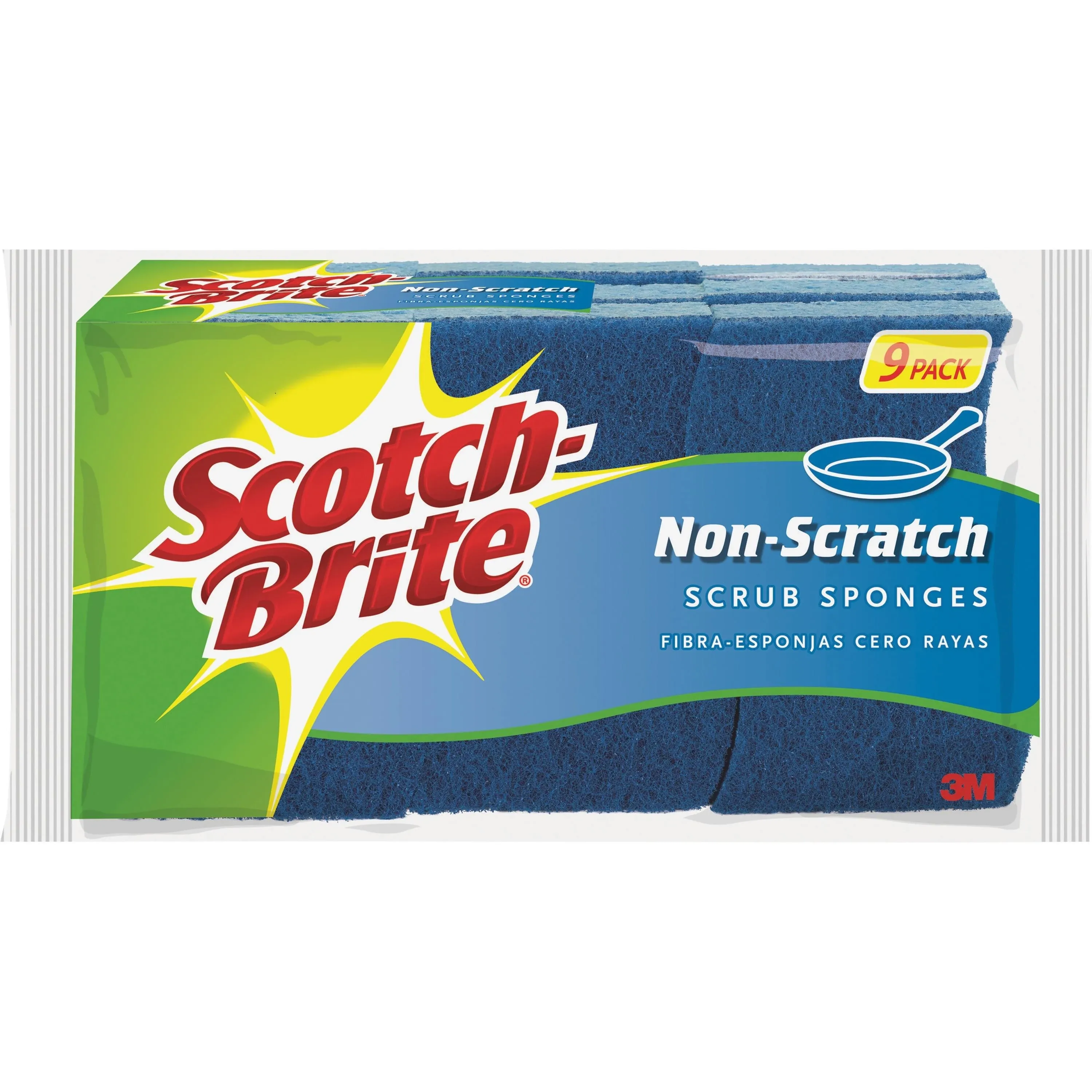 Scotch-Brite Non-Scratch Scrub Sponges, 9 Scrub Sponges (mmm-529)