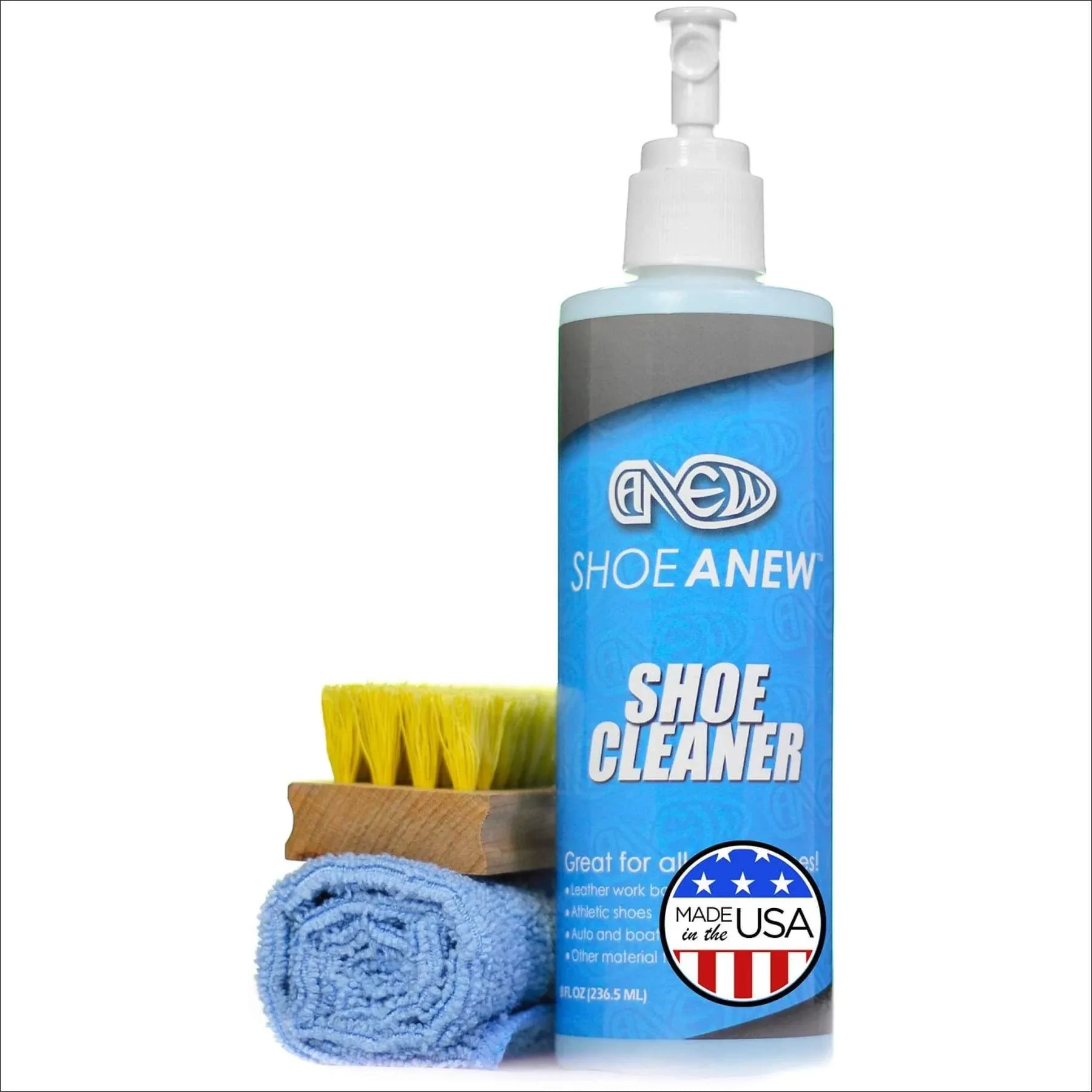 ShoeAnew Shoe  Cleaner Kit -for Sneakers, Tennis shoes, Canvas,  Mesh and More