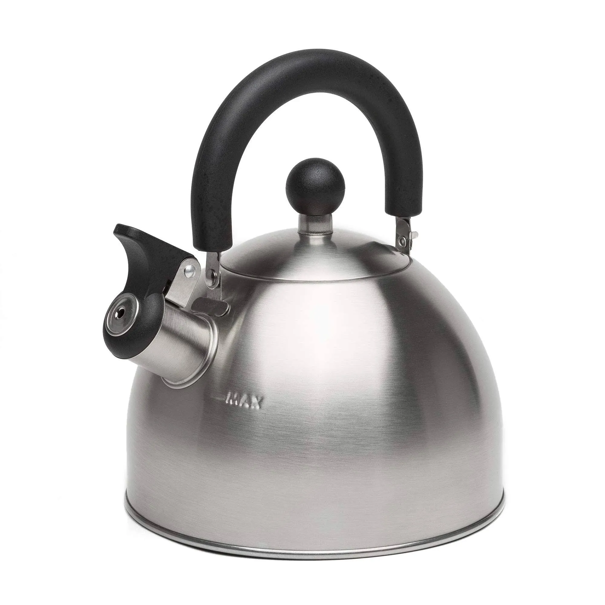 Stewart Whistling Stovetop Tea Kettle Food Grade Stainless Steel, Hot Water F...