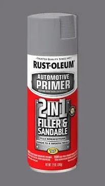 Rust-Oleum Automotive 12 oz. Gray 2 in 1 Filler & Sandable Primer Spray 260510