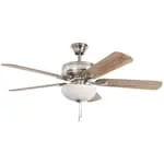 Hampton Bay Rothley II 52 in. Brushed Nickel LED Ceiling Fan with Light Kit