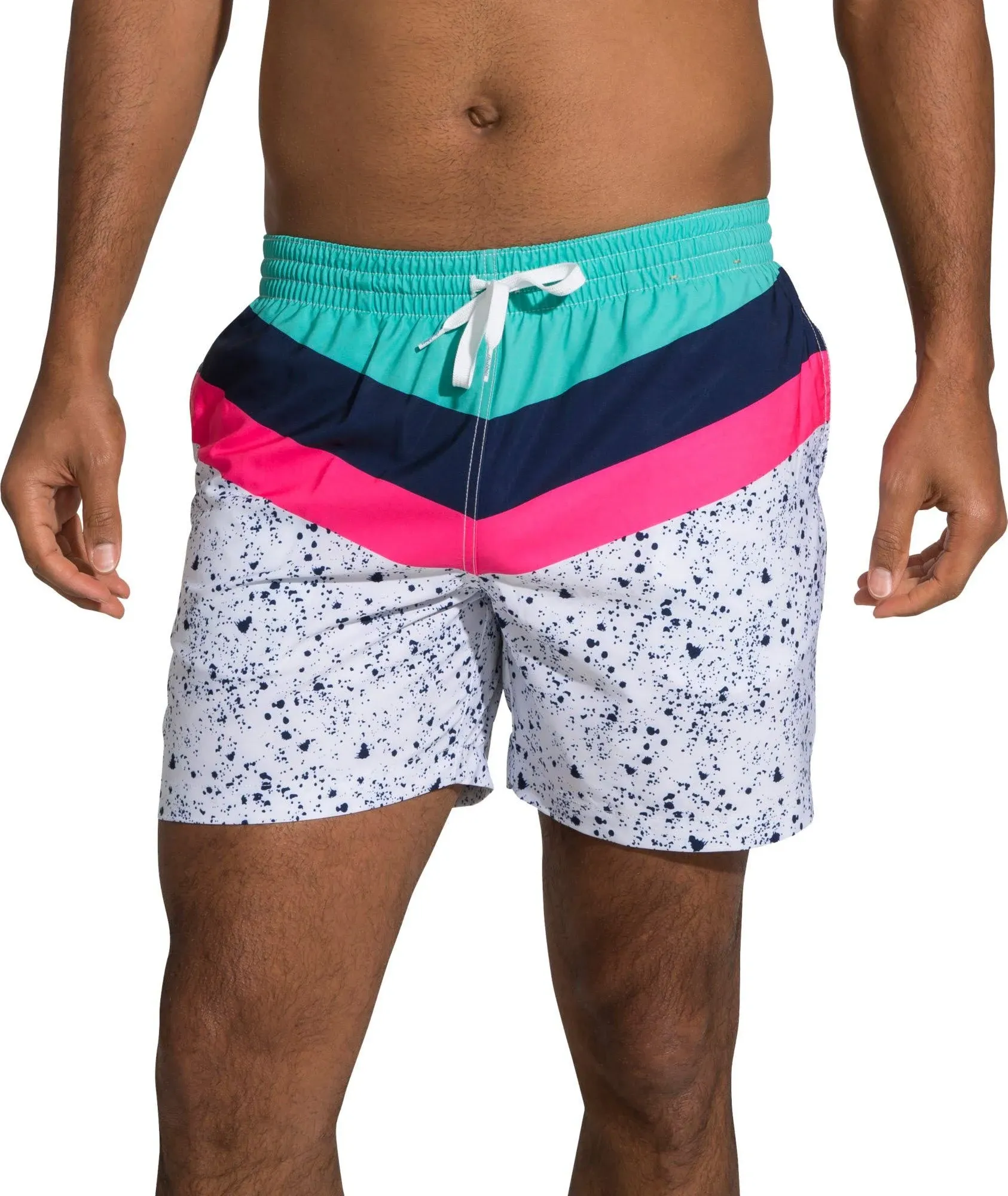 Chubbies Men's Stretch 5.5" Swim Trunks, XXL, Aqua