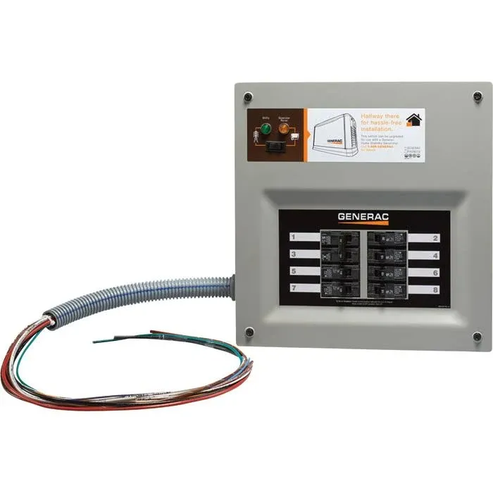 Generac 6852 Home Link Upgradeable Transfer Switch Kit: Power Your Home with Confidence, 30 Amp, Multi