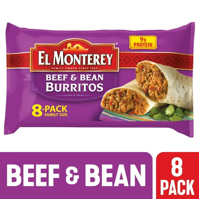 El Monterey Beef & Bean Burritos