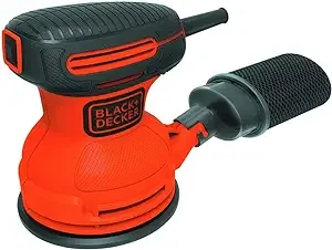 BLACK+DECKER 120V 2 Amp Brushed 5 in. Corded Random Orbit Sander