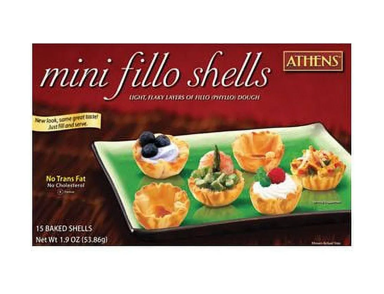 Athens Mini Fillo Shells, 15 unidades (paquete de 12)