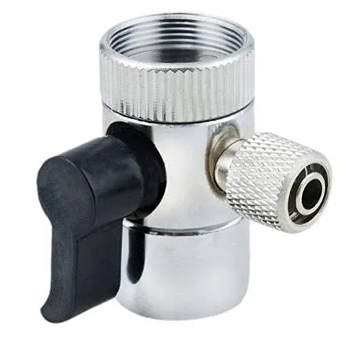 Diverter Valve For Counter Top Water Filters Faucet Adapter 1/4 Inch