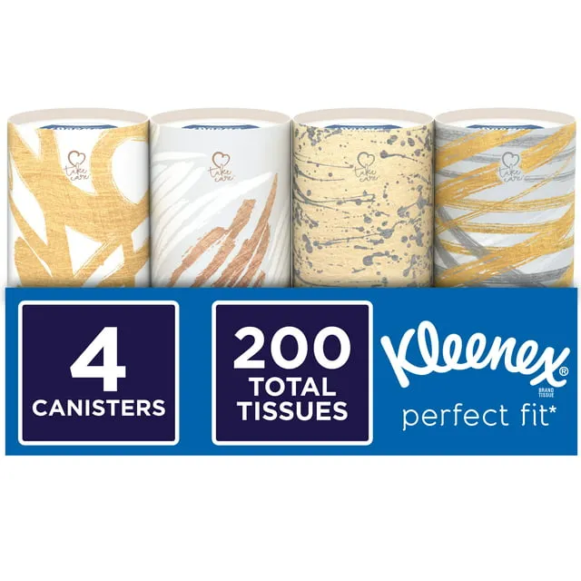 Kleenex Tissues, 2-Ply, Perfect Fit - 4 - 50 packs tissues [200 tissues]