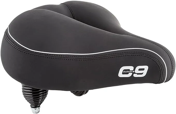 Cloud-9 Cruiser Select Saddle, 10.5" x 10.75", Black Soft Touch Vinyl