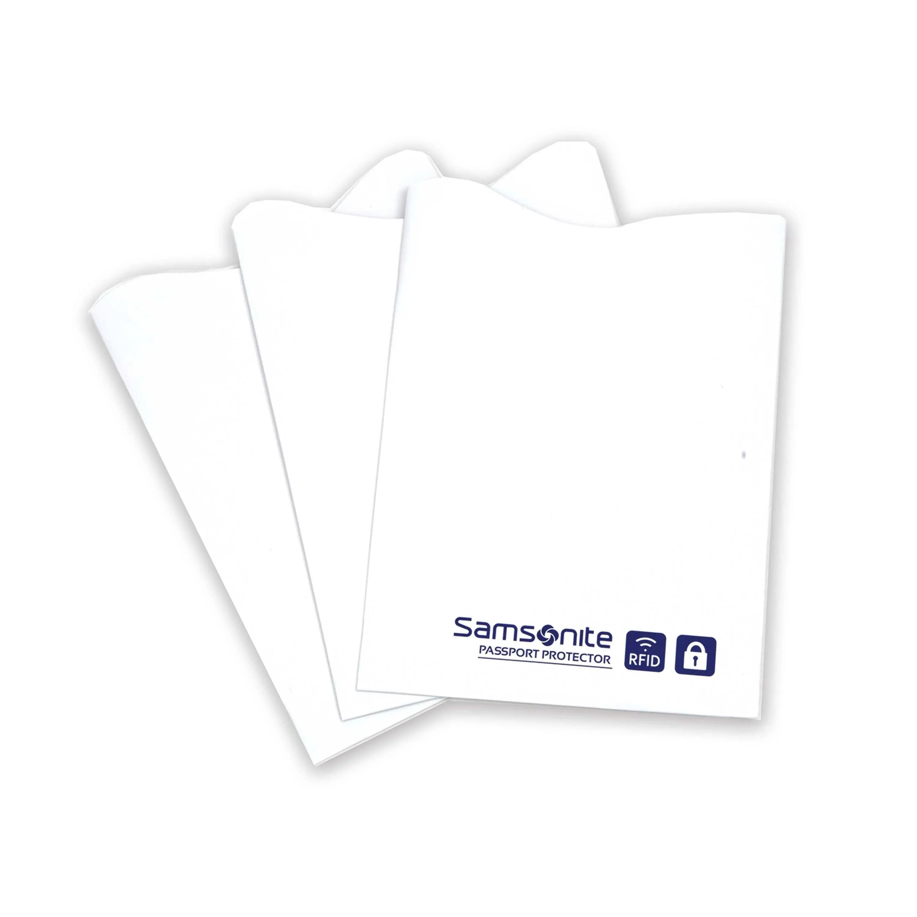 Samsonite Credit Card RFID Sleeves-3 Pack, White