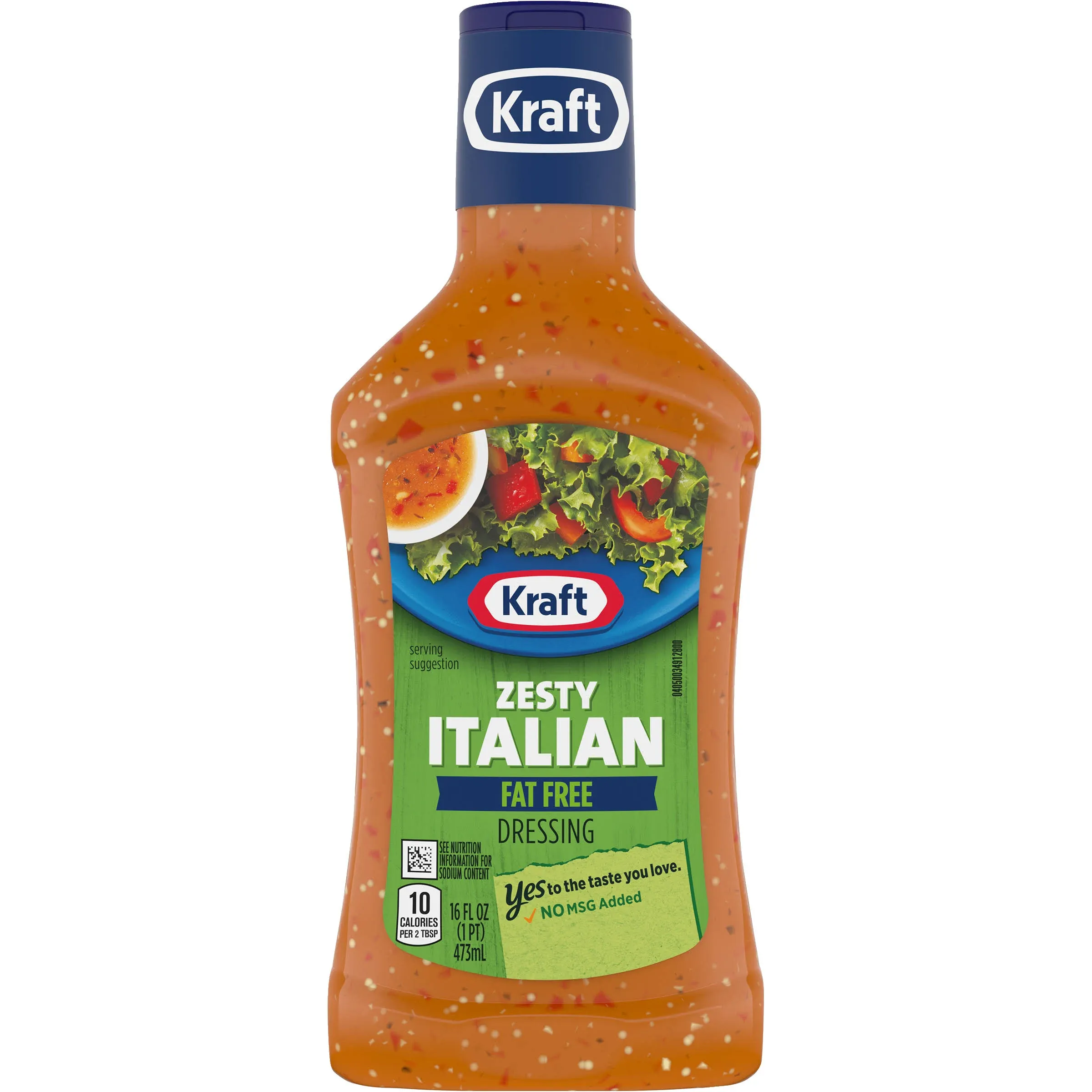 Kraft Dressing, Fat Free, Zesty Italian - 16 fl oz