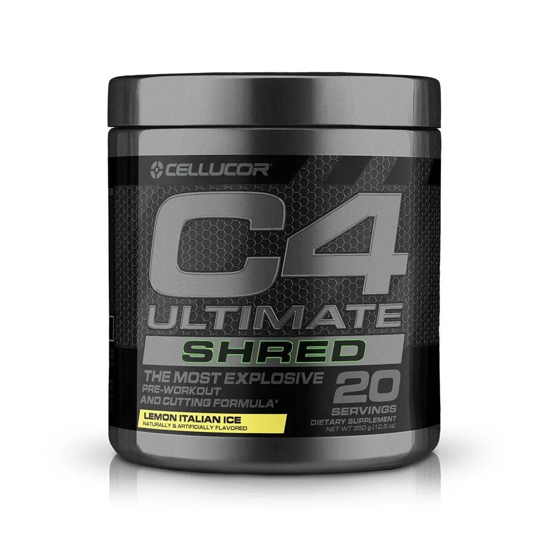 Cellucor C4 Ultimate Shred Lemon Italian Ice 20 Servings