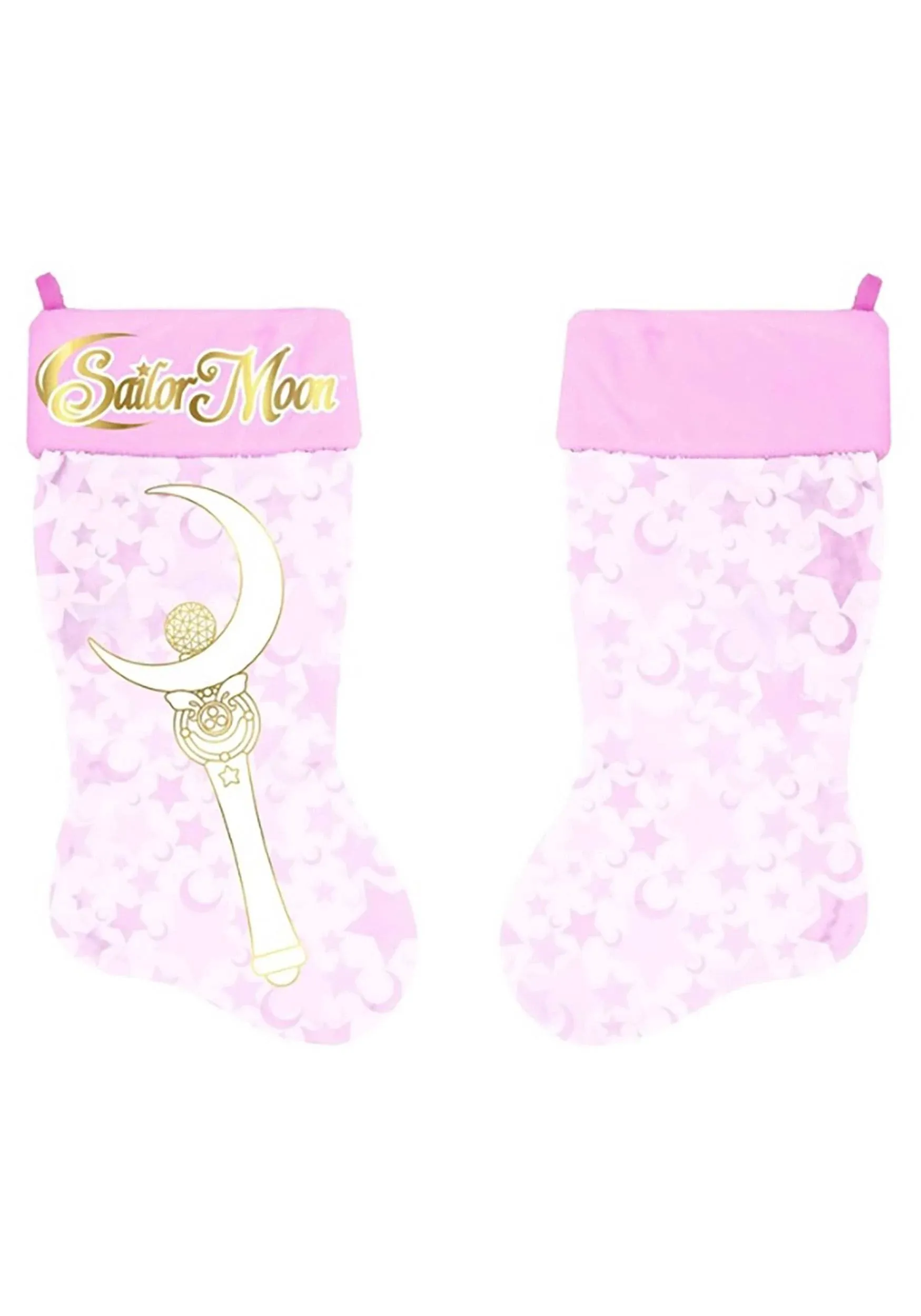 Just Funky Sailor Moon Pink & Gold Christmas Stocking