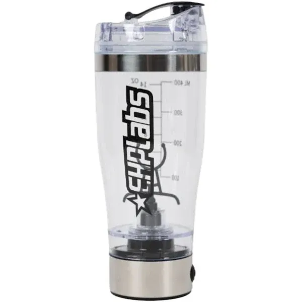 EHPLabs Electric Protein Shaker Bottle - 15oz Portable Shaker