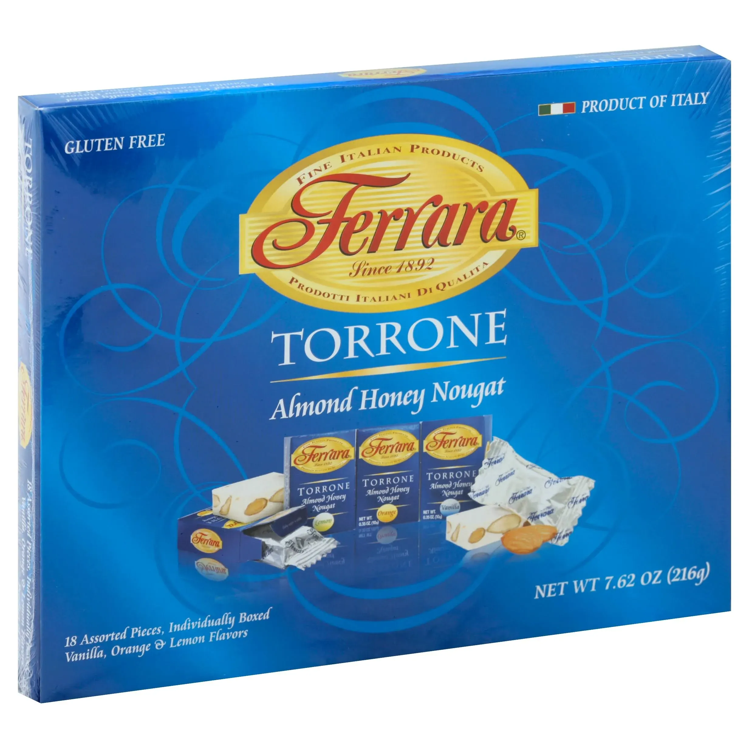 Ferrara Torrone Almond Honey Nougat