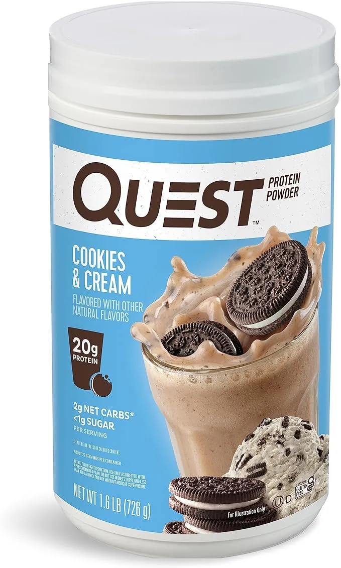 Quest Protein Powder, Cookies & Cream - 1.6 lb