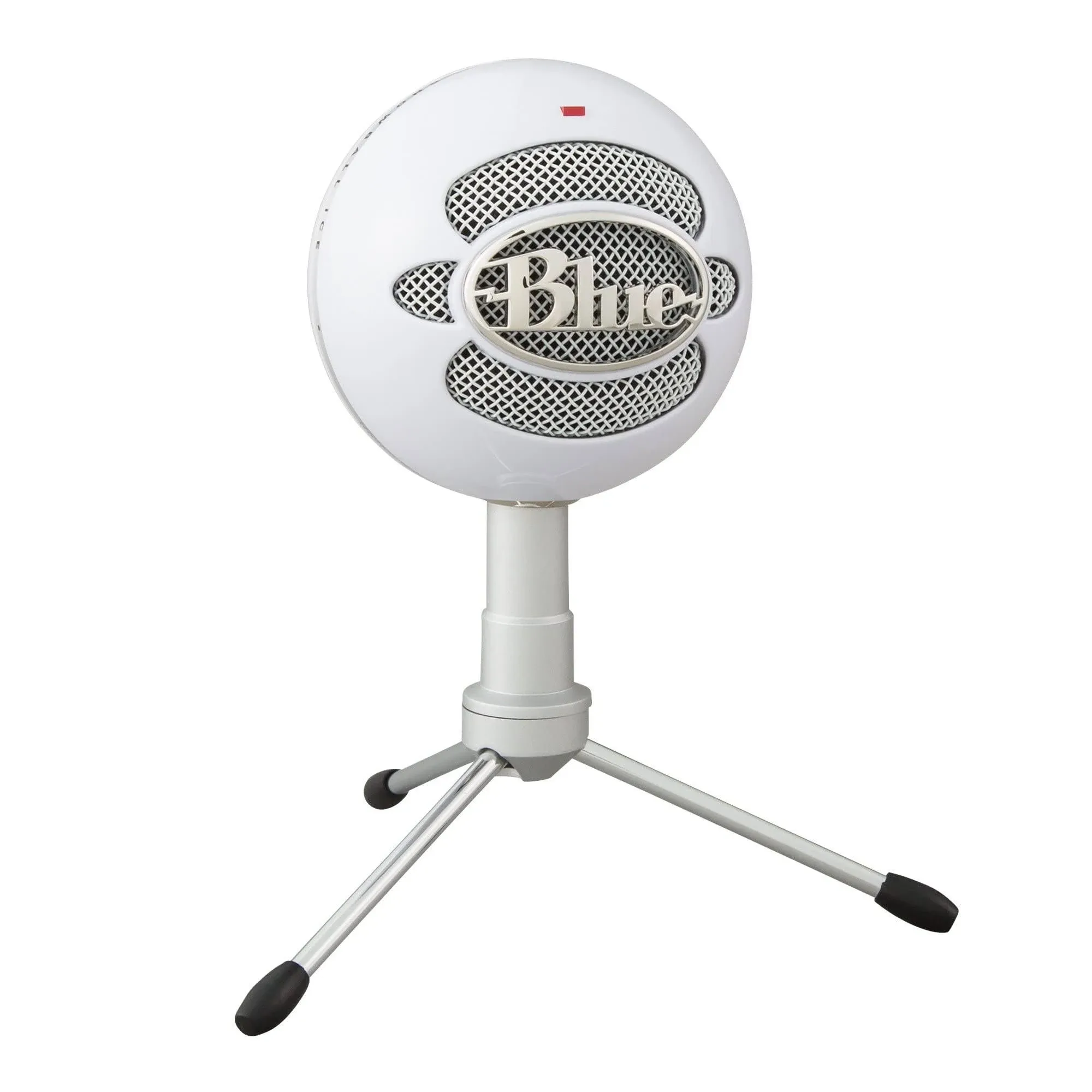 Logitech for Creators Blue Snowball iCE USB Microphone for PC, Mac, Gaming, Recording, Streaming, Podcasting, Cardioid Condenser Mic Capsule, Adjustable Desktop Stand&USB cable, Plug&Play–Off White