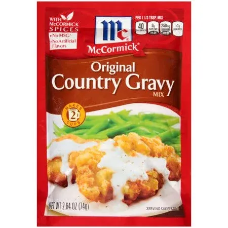 McCormick Original Country Gravy Mix 2.64 Oz