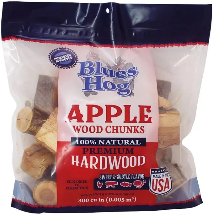 Blues Hog Wood Chunks, Apple, 300-Cu. in. bag