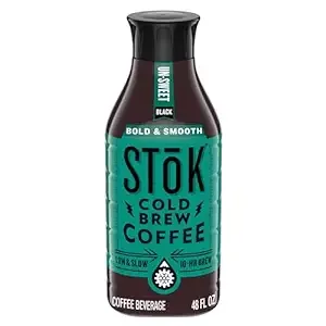 Stok Espresso Blend Un-Sweet Black Cold Brew Coffee - 48 fl oz