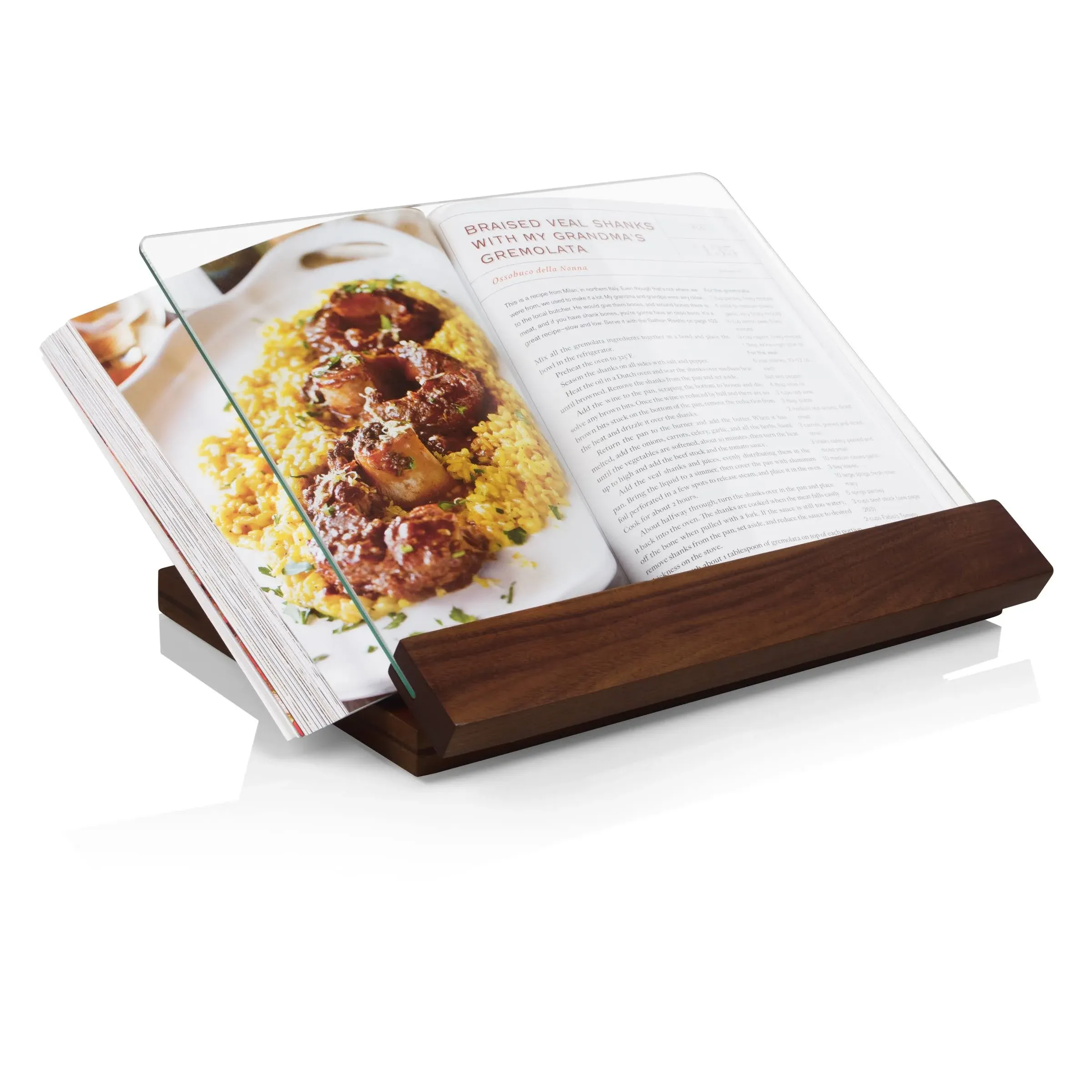 TOSCANA - a brand - Fabio Viviani Prodigio Cookbook Stand with Tempered Glass...