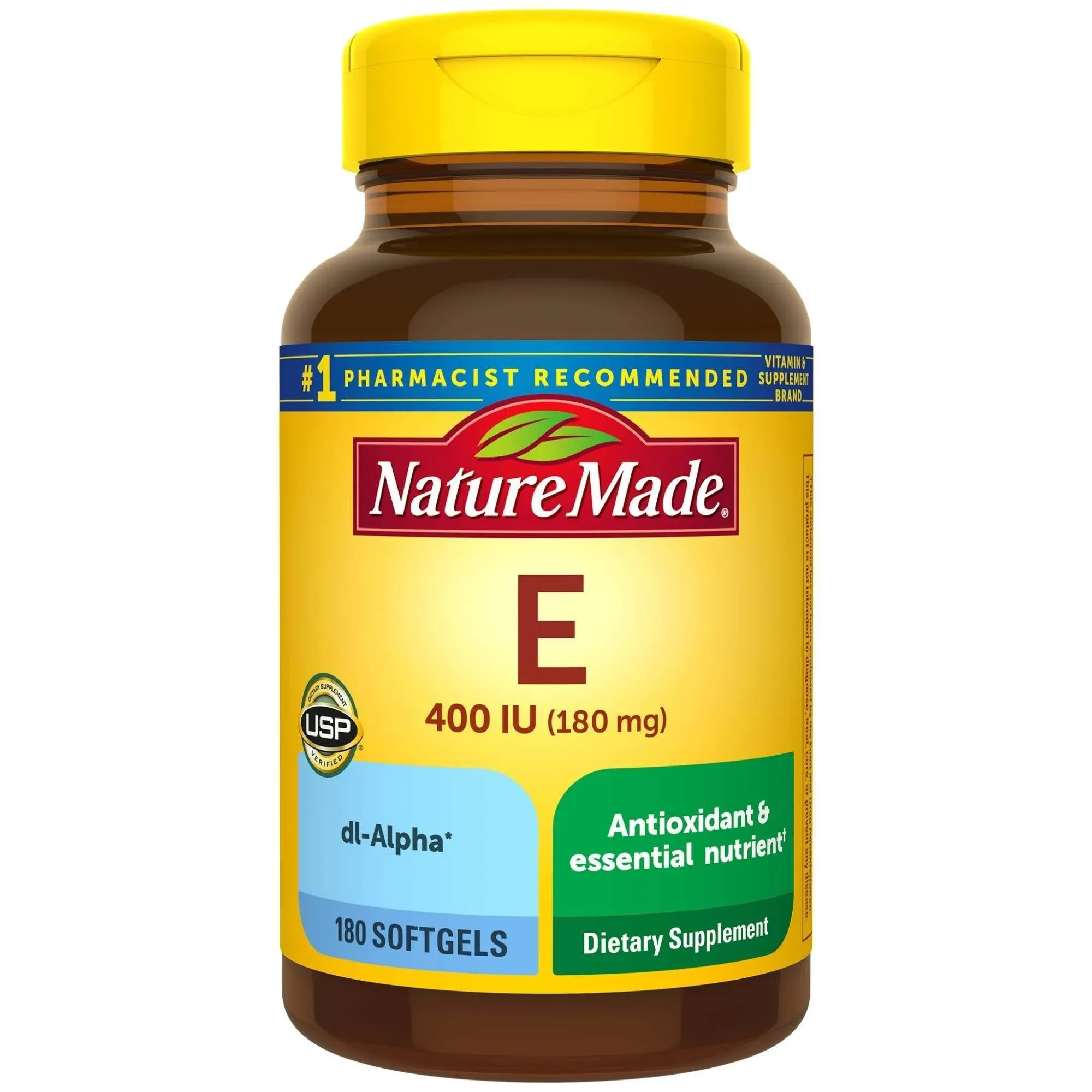 Nature Made Vitamin E, 180 mg, Softgels - 180 softgels